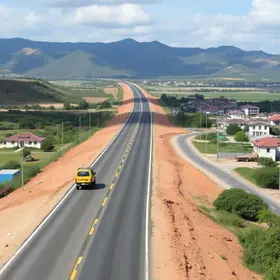 duplicação de rodovia em São Roque